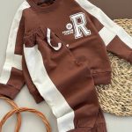 بلوز شلوار تیکه دوزی پشت چاپ