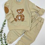 بلوز شلوار گلدوزی سر آرنج چرمی