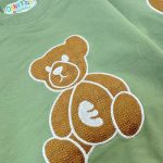 بلوز شلوار گلدوزی سر آرنج چرمی