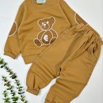 بلوز شلوار گلدوزی سر آرنج چرمی