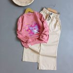 بلوز شلوار بگ‌ کتان کورومی