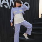 بلوز شلوار سه تیکه دکمه بندی