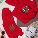 بلوز شلوار گلدوزی رد پا