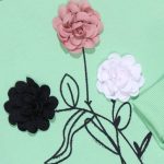 بلوز تک سه گل برجسته