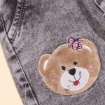 شلوار جین تدی دخترانه پولیشی