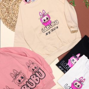 بلوز تک لبوبو پشت چاپ نگینی