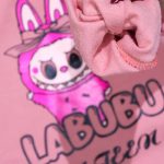 بلوز تک لبوبو پشت چاپ نگینی