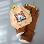 بلوز شلوار کتان طرح پوو