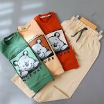 بلوز شلوار کتان طرح پوو