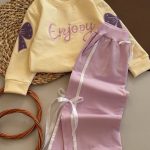 بلوز شلوار گلدوزی آستین پاپیون