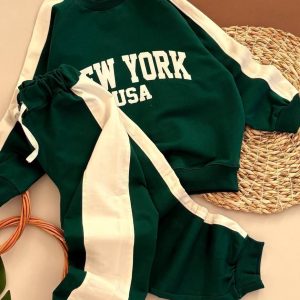 بلوز شلوار تیکه دوزی نیویورک