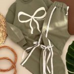 بلوز شلوار پاپیون نوار