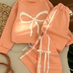 بلوز شلوار پاپیون نوار