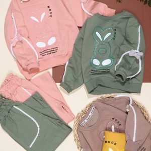 بلوز شلوار آستین دوخت پاپیون