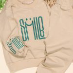 بلوز شلوار آستین گلدوزی SMILE