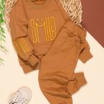 بلوز شلوار آستین گلدوزی SMILE