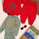 بلوز شلوار آستین گلدوزی SMILE