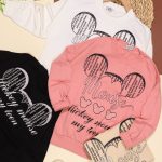 بلوز تک پشت چاپ میکی نگینی