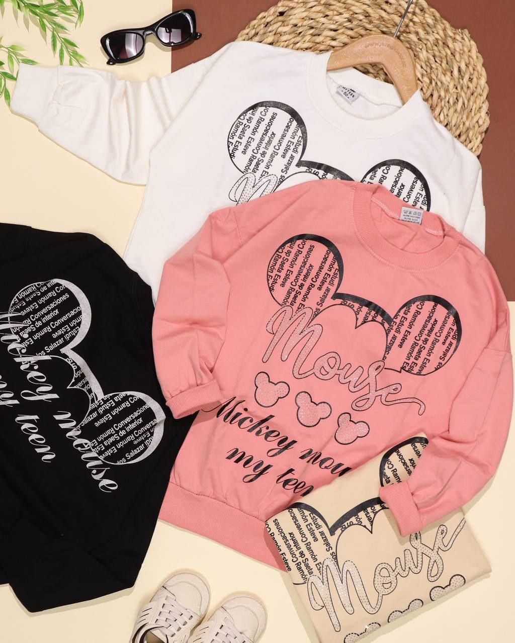 بلوز تک پشت چاپ میکی نگینی