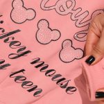 بلوز تک پشت چاپ میکی نگینی