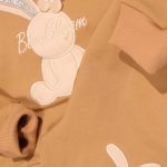 بلوز شلوار دخترانه گلدوزی خرگوش و گل