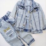 کت شلوار جین گلدوزی Chevrolet