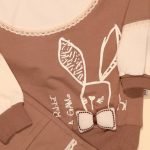 بلوز شلوار تیکه دوزی دانتل خرگوش