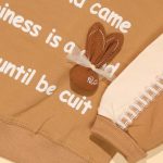 بلوز شلوار تیکه دوزی خرگوش عروسکی