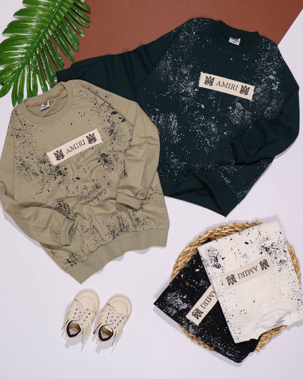 بلوز تک دورس پشت چاپ AMIRI