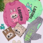 بلوز شلوار دخترانه لبوبو (زیر فی)