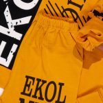 بلوز شلوار نیمه مشکی اکول