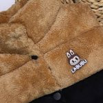 پافر باکسی کیف دار خز دار