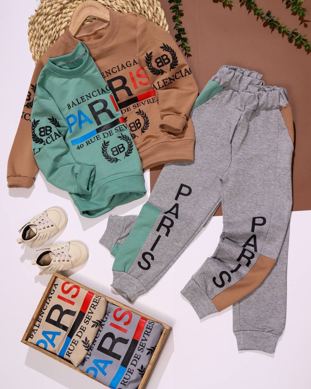 بلوز شلوار طرح پاریس