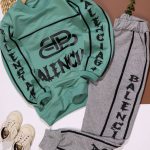 بلوز شلوار نوار دوزی بالنسیا