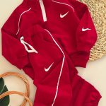 بلوز شلوار اسپرت نیم زیپ