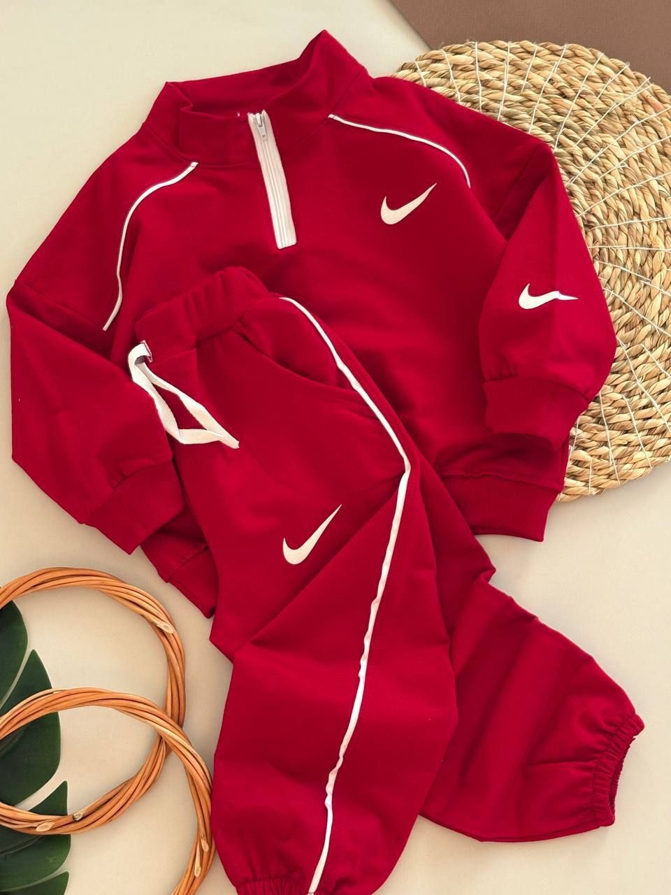 بلوز شلوار اسپرت نیم زیپ