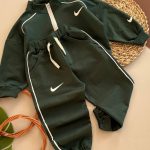 بلوز شلوار اسپرت نیم زیپ