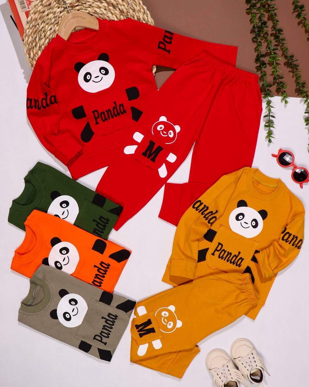 بلوز شلوار پاندا جیب دار