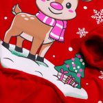 بلوز شلوار یلدایی طرح گوزن