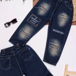 شلوار جین مام تیکه دوزی بالنسیاگا