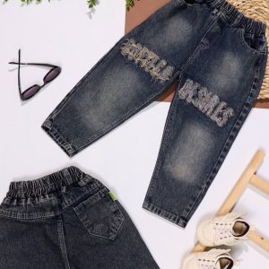 شلوار جین مام تیکه دوزی بوتگا