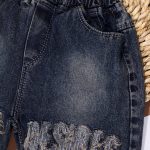 شلوار جین مام تیکه دوزی بوتگا