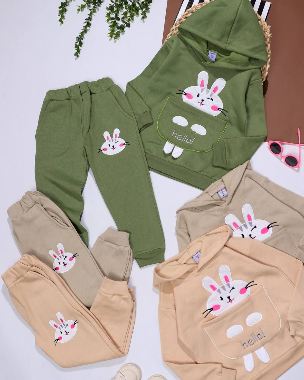 هودی شلوار خرگوش پا دار