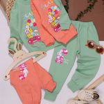 بلوز شلوار دخترانه ماشین بادکنک