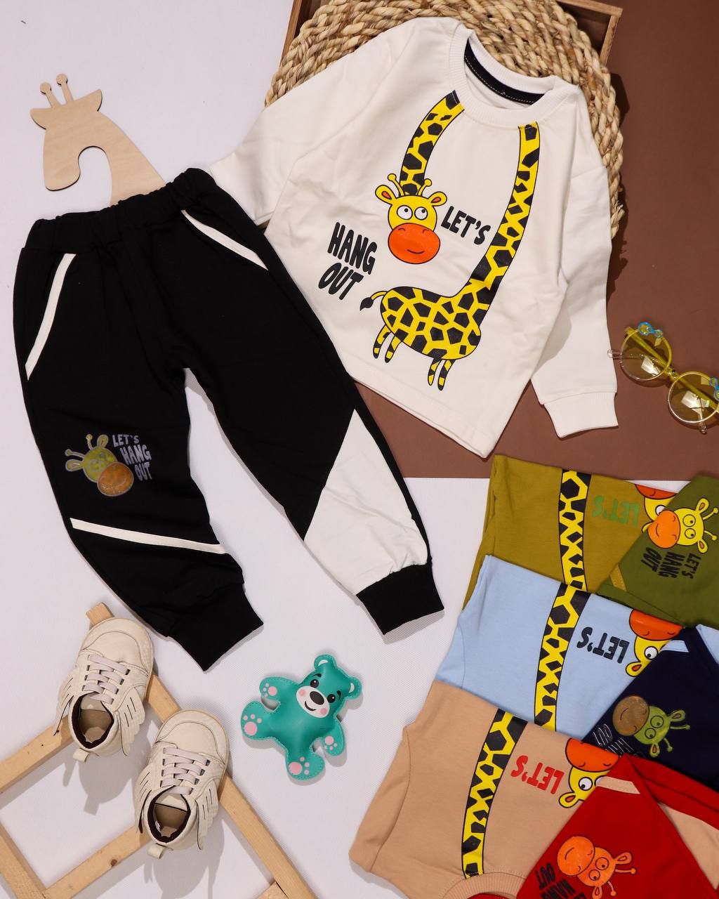 بلوز شلوار زرافه