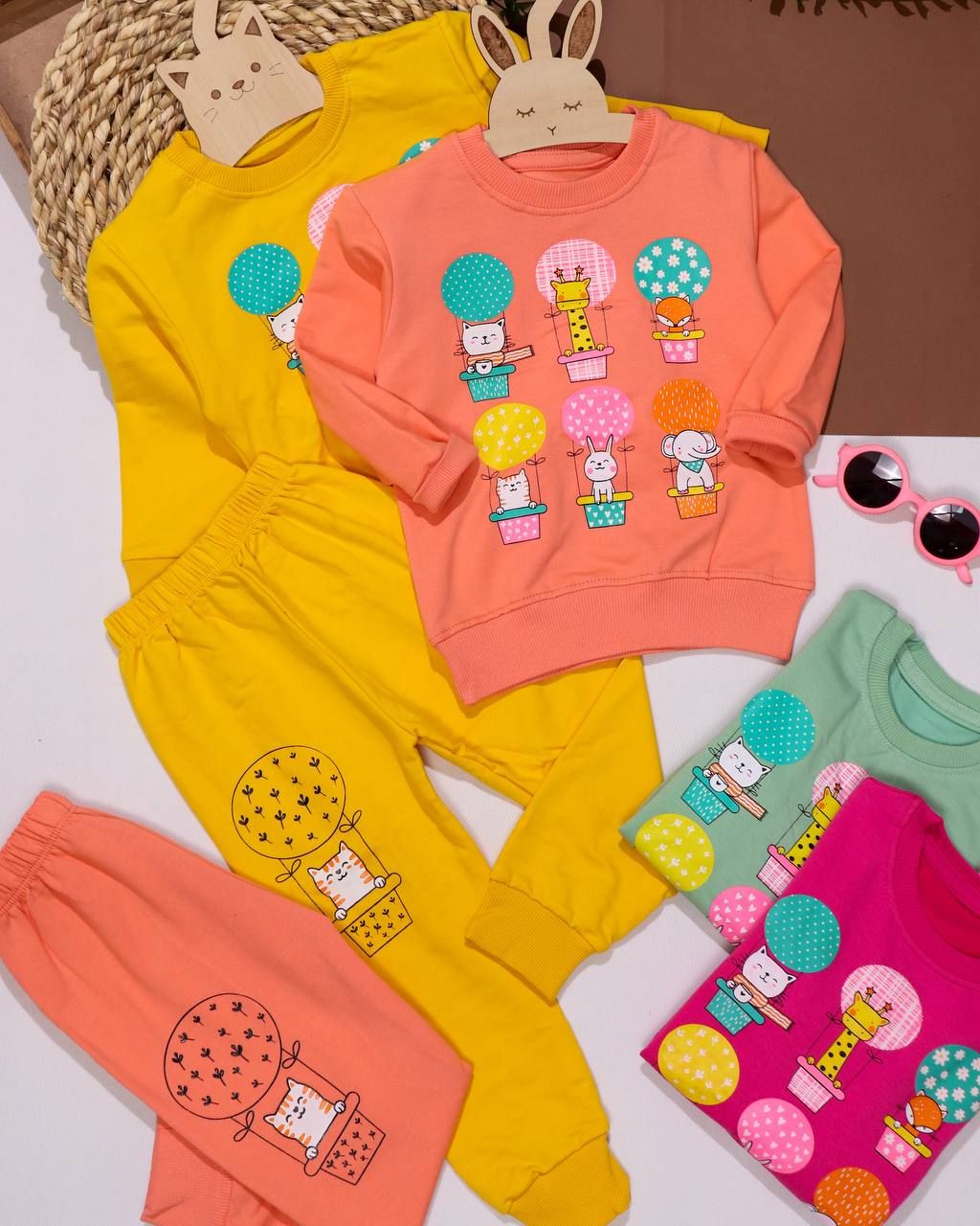 بلوز شلوار دخترانه بالن