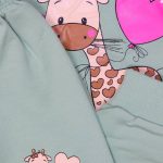 بلوز شلوار دخترانه زرافه و قلب