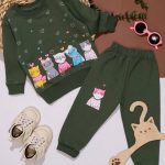 بلوز شلوار گربه و‌قلب