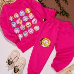 بلوز شلوار دخترانه طرح حیوانات