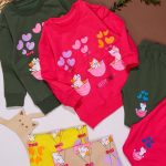 بلوز شلوار دخترانه بادکنک قلب